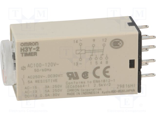 OMRON H3Y-2AC-100-120-5S
