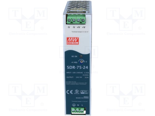 MEAN WELL SDR-75-24