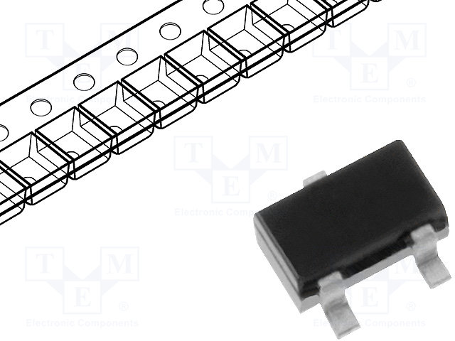 DIODES INCORPORATED BC857CT-7-F