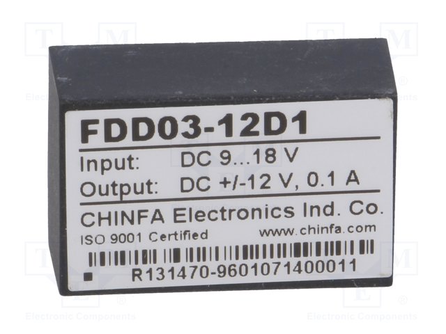 CHINFA ELECTRONICS FDD03-12D1